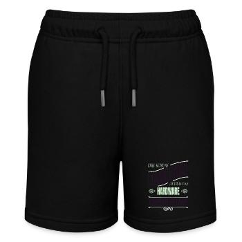 feminism bday feminine birthday allforall woman - Stanley/Stella MINI BOLTER Organic Teen Jogging Shorts - black - Front