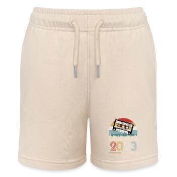 Vintage 2023 Cadeau Anniversaire 1 an - Short bio MINI BOLTER Stanley/Stella Ado - écru doux - Devant
