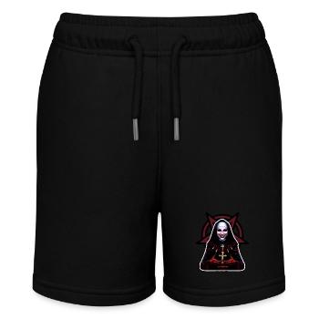 Priesterin des Todes Pentagramm - Stanley/Stella Teenager Bio-Joggingshorts MINI BOLTER - Schwarz - Vorne
