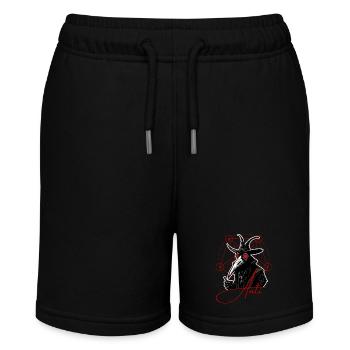 Anti Human Plague - Stanley/Stella MINI BOLTER Organic Teen Jogging Shorts - black - Front