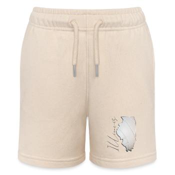 Illinois (USA) | echter Volleyball | Landkarte Sct - Stanley/Stella Teenager Bio-Joggingshorts MINI BOLTER - Natur - Vorne