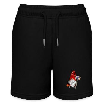 Blue Light Gnome Christmas Gnome - Stanley/Stella MINI BOLTER Organic Teen Jogging Shorts - black - Front