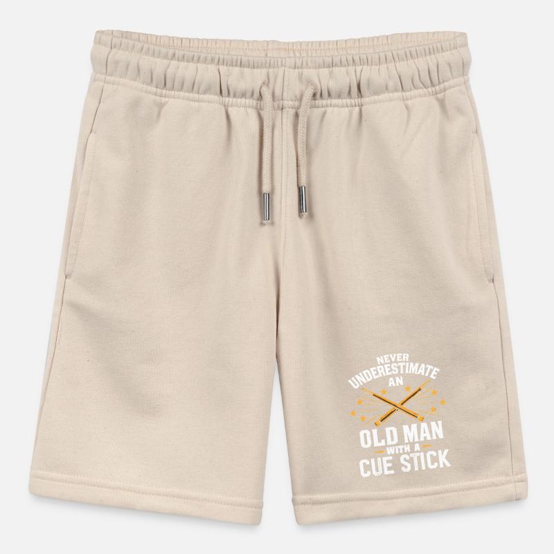 Unterschätze niemals einen alten Mann mit einem Queue Stanley/Stella Teenager Bio-Joggingshorts MINI BOLTER