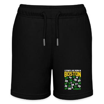 LEGENDS ARE BORN IN BOSTON - BASKET - Stanley/Stella MINI BOLTER Organic Teen Jogging Shorts - black - Front