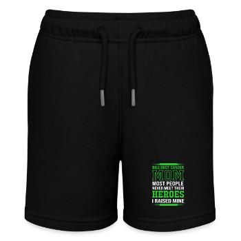 Gallenkrebs - Stanley/Stella Teenager Bio-Joggingshorts MINI BOLTER - Schwarz - Vorne