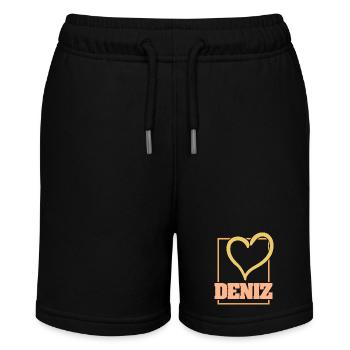 Heart Deni - Stanley/Stella MINI BOLTER Organic Teen Jogging Shorts - black - Front
