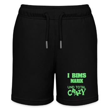 Marik - Stanley/Stella Teenager Bio-Joggingshorts MINI BOLTER - Schwarz - Vorne