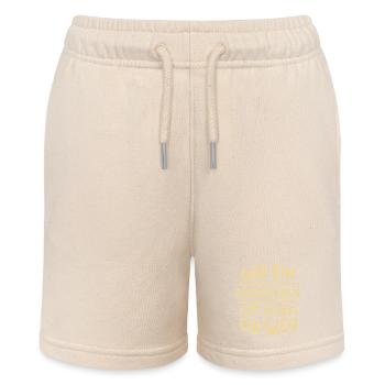 Geschenk für Buchbinder - Stanley/Stella Teenager Bio-Joggingshorts MINI BOLTER - Natur - Vorne