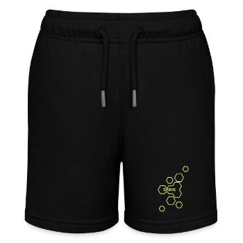 Style Janik - Stanley/Stella Teenager Bio-Joggingshorts MINI BOLTER - Schwarz - Vorne