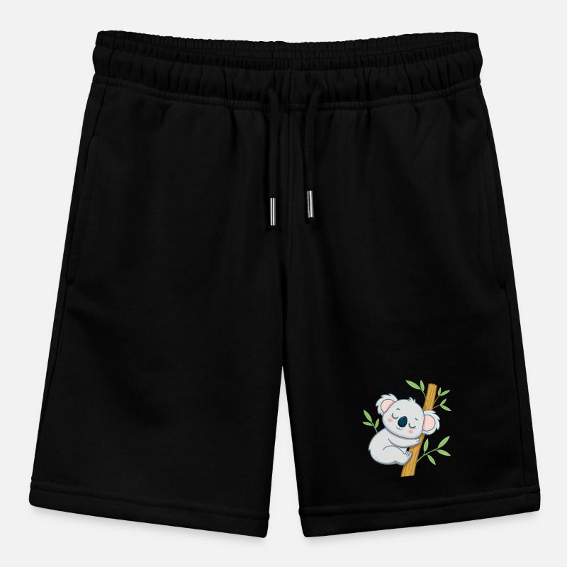 Sleeper koala on a branch Stanley/Stella MINI BOLTER Organic Teen Jogging Shorts