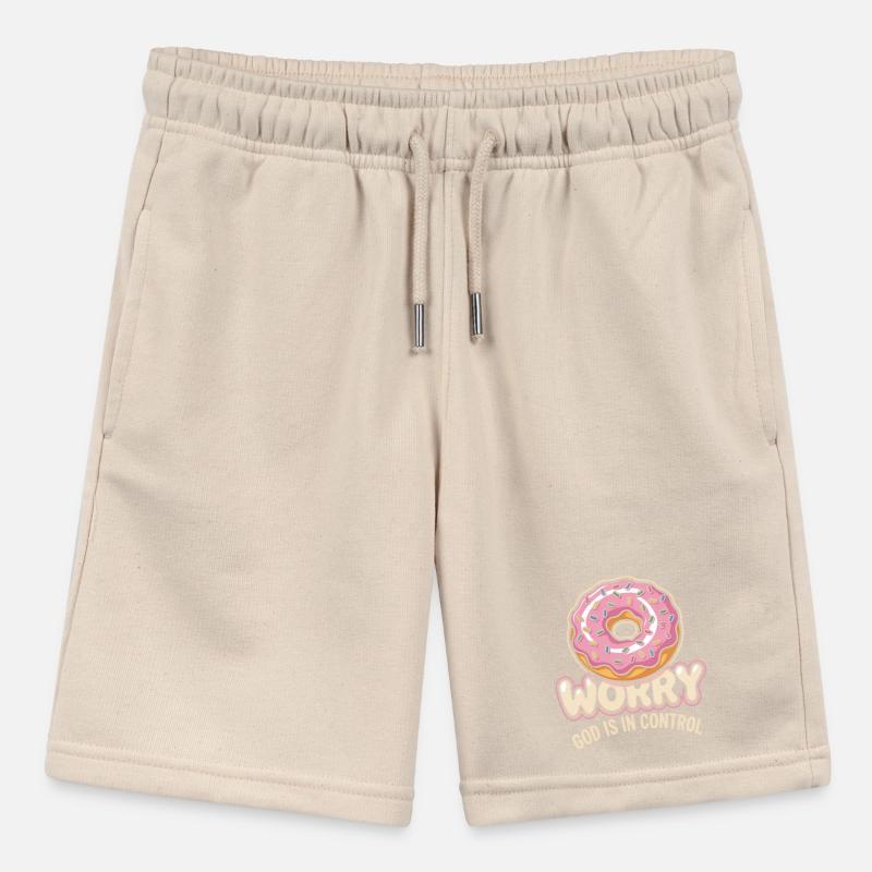 Worry Not Donut: God Is In Control Stanley/Stella MINI BOLTER Organic Teen Jogging Shorts