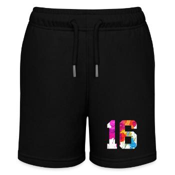 NUMÉRO COLORÉ 16 COLORÉ 16E ANNIVERSAIRE - Short bio MINI BOLTER Stanley/Stella Ado - noir - Devant