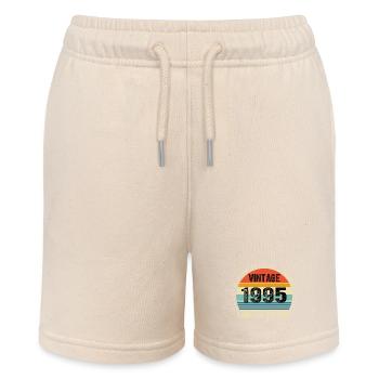 Vintage 1995 29 Years Old 29th Birthday Limited - Stanley/Stella MINI BOLTER Organic Teen Jogging Shorts - soft Ecru - Front