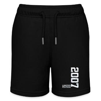 19TH BIRTHDAY LIMITED EDITION 2007 - Stanley/Stella MINI BOLTER Organic Teen Jogging Shorts - black - Front