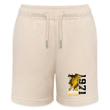 1971 Year of birth Birthday Football - Stanley/Stella MINI BOLTER Organic Teen Jogging Shorts - soft Ecru - Front