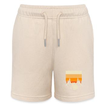 Camping Zelten - Stanley/Stella Teenager Bio-Joggingshorts MINI BOLTER - Natur - Vorne