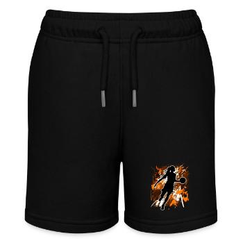 Basketball Basketball Women Basketball - Stanley/Stella MINI BOLTER Organic Teen Jogging Shorts - black - Front