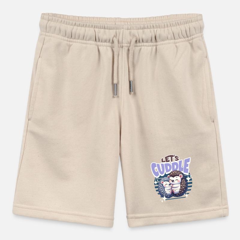 Hedgehog Lets Cuddle Stanley/Stella MINI BOLTER Organic Teen Jogging Shorts
