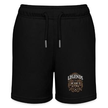 1966 Oktober Geboren Geburtstag Geburtsjahr - Stanley/Stella Teenager Bio-Joggingshorts MINI BOLTER - Schwarz - Vorne