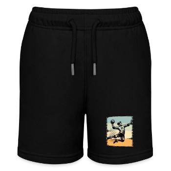 Handball Handball Players - Stanley/Stella MINI BOLTER Organic Teen Jogging Shorts - black - Front