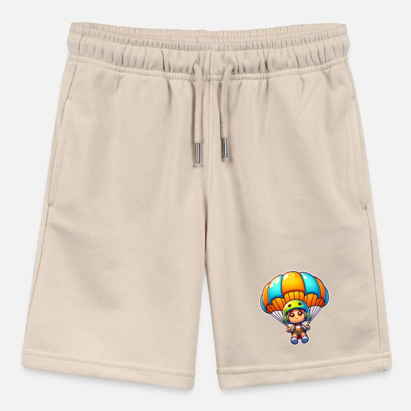 Skydiving Parachute Stanley/Stella MINI BOLTER Organic Teen Jogging Shorts