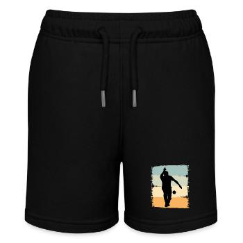 Boule Boccia Boule player - Stanley/Stella MINI BOLTER Organic Teen Jogging Shorts - black - Front
