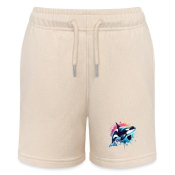 Orca Schwertwal - Stanley/Stella Teenager Bio-Joggingshorts MINI BOLTER - Natur - Vorne