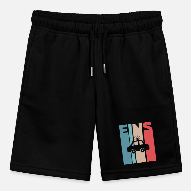 1. Geburtstag Polizei Stanley/Stella Teenager Bio-Joggingshorts MINI BOLTER