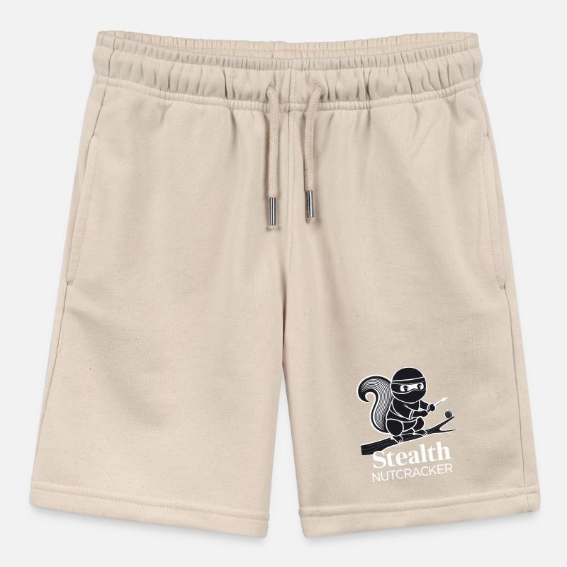 Ninja-Eichhörnchen Stanley/Stella Teenager Bio-Joggingshorts MINI BOLTER