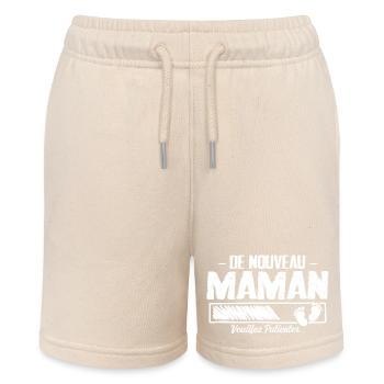 Femme Maman Cadeau Nouvelle Naissance Future - Short bio MINI BOLTER Stanley/Stella Ado - écru doux - Devant