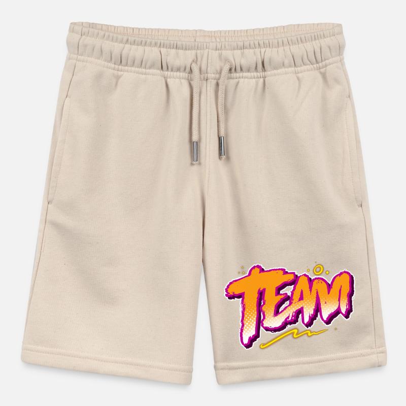 Team Stanley/Stella MINI BOLTER Organic Teen Jogging Shorts