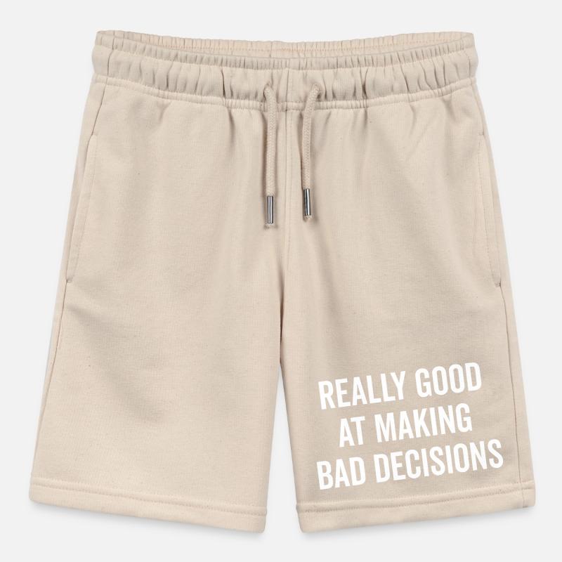 Really Good at Making Bad Decisions Stanley/Stella MINI BOLTER Organic Teen Jogging Shorts