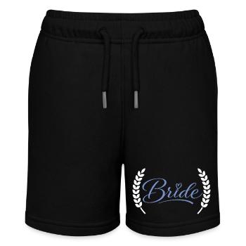 Bride - Stanley/Stella Teenager Bio-Joggingshorts MINI BOLTER - Schwarz - Vorne