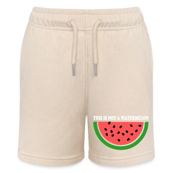 THIS IS NOT A WATERMELON - Stanley/Stella Teenager Bio-Joggingshorts MINI BOLTER - Natur - Vorne