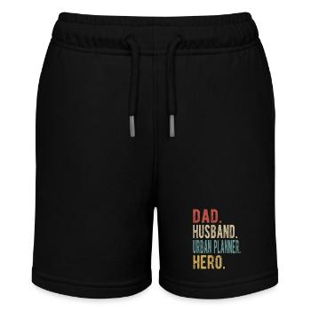 Stadtplaner Papa Ehemann Held - Stanley/Stella Teenager Bio-Joggingshorts MINI BOLTER - Schwarz - Vorne
