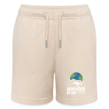 Backpacker by Day Couch Sleeper by Night - Stanley/Stella Teenager Bio-Joggingshorts MINI BOLTER - Natur - Vorne