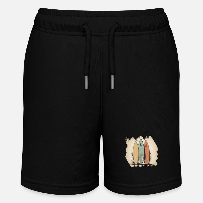 Planche de surf, Supboard, SUP, Plage, Tropical, Mer, Palm - Short bio MINI BOLTER Stanley/Stella Ado - noir