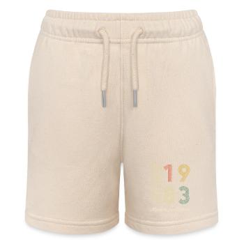 Birthday gift 41 years old - 1983 - Stanley/Stella MINI BOLTER Organic Teen Jogging Shorts - soft Ecru - Front