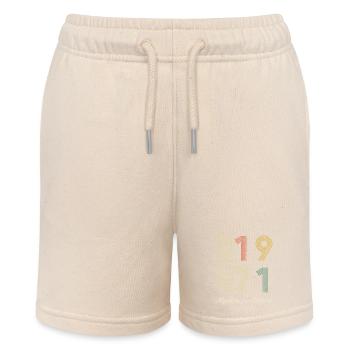 53 Jahre Geburtstagsgeschenk - 1971 - Stanley/Stella Teenager Bio-Joggingshorts MINI BOLTER - Natur - Vorne