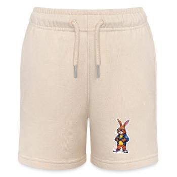 Lapin de Pâques Gamer pour les nerds et les joueurs - Short bio MINI BOLTER Stanley/Stella Ado - écru doux - Devant