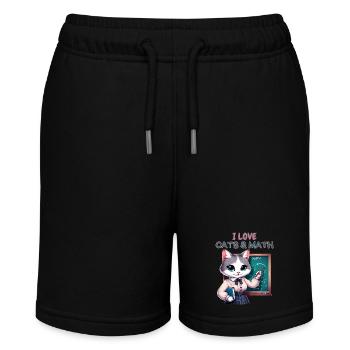 I love Cats & Maths - Short bio MINI BOLTER Stanley/Stella Ado - noir - Devant