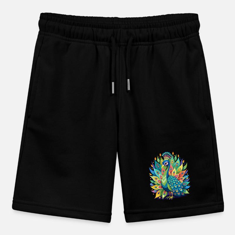 Peacock Magic Stanley/Stella MINI BOLTER Organic Teen Jogging Shorts
