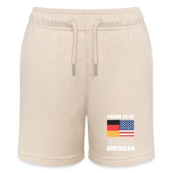 Amerikanisch Deutsch - Stanley/Stella Teenager Bio-Joggingshorts MINI BOLTER - Natur - Vorne