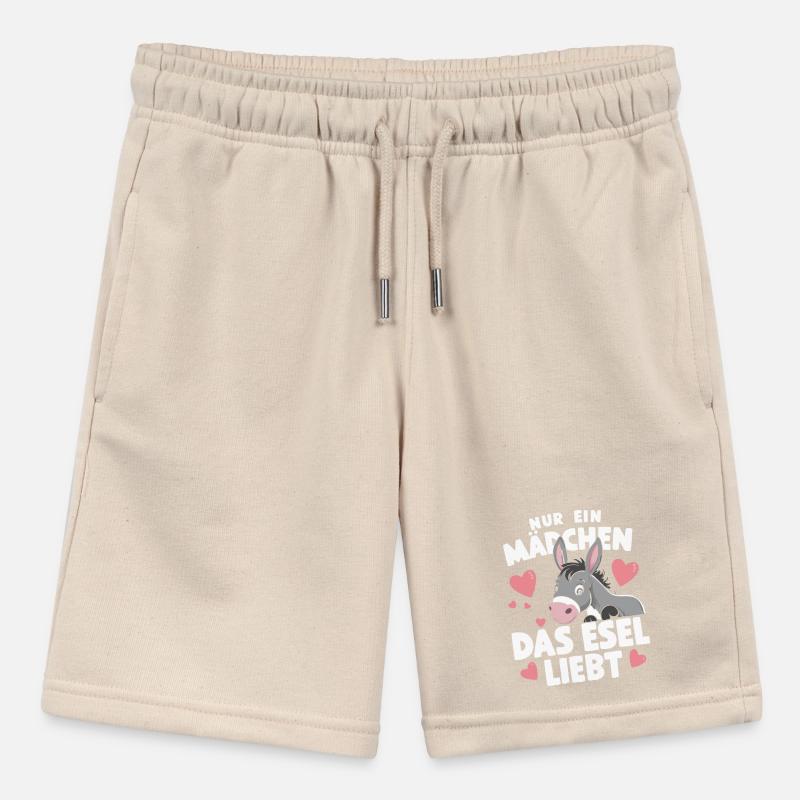 Esel Eselchen Maultier Muli Stanley/Stella Teenager Bio-Joggingshorts MINI BOLTER