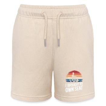 Wheelchair Wheelchair Disabled Humor - Stanley/Stella MINI BOLTER Organic Teen Jogging Shorts - soft Ecru - Front