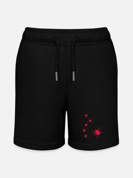 Zecken - Stanley/Stella Teenager Bio-Joggingshorts MINI BOLTER - Schwarz