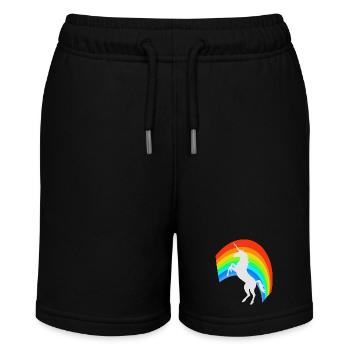 unicorn - Stanley/Stella MINI BOLTER Organic Teen Jogging Shorts - black - Front