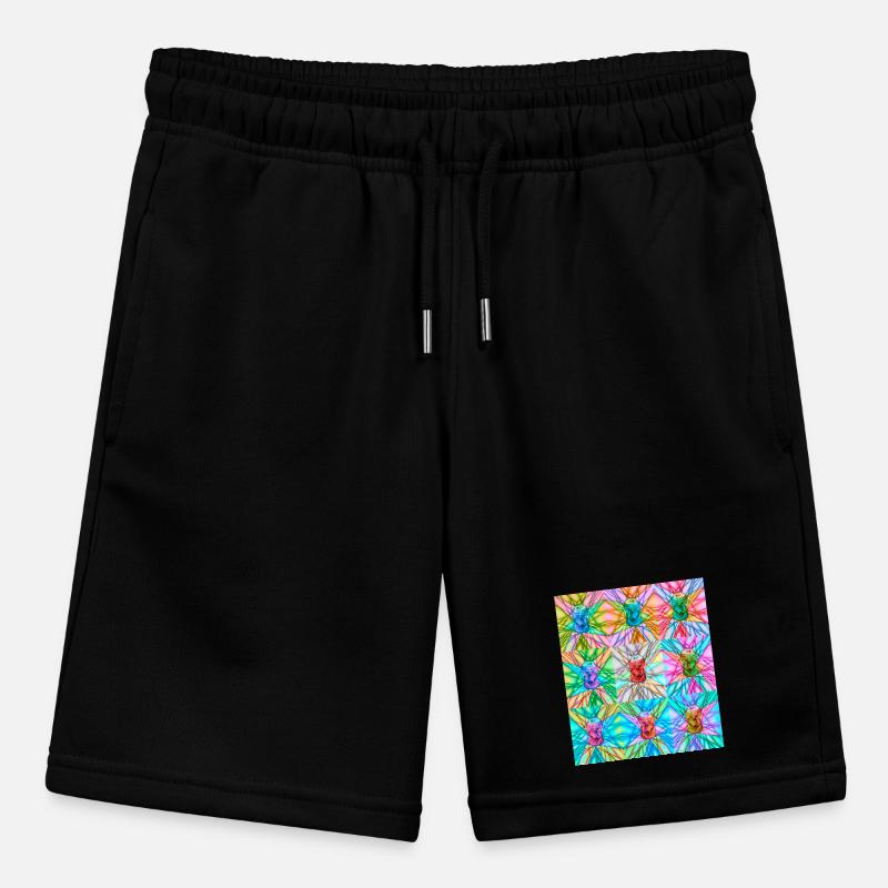 Vibrant Can and Abstract Light Pattern Stanley/Stella MINI BOLTER Organic Teen Jogging Shorts