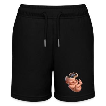 BABY NERD - geek & scifi - Stanley/Stella MINI BOLTER Organic Teen Jogging Shorts - black - Front