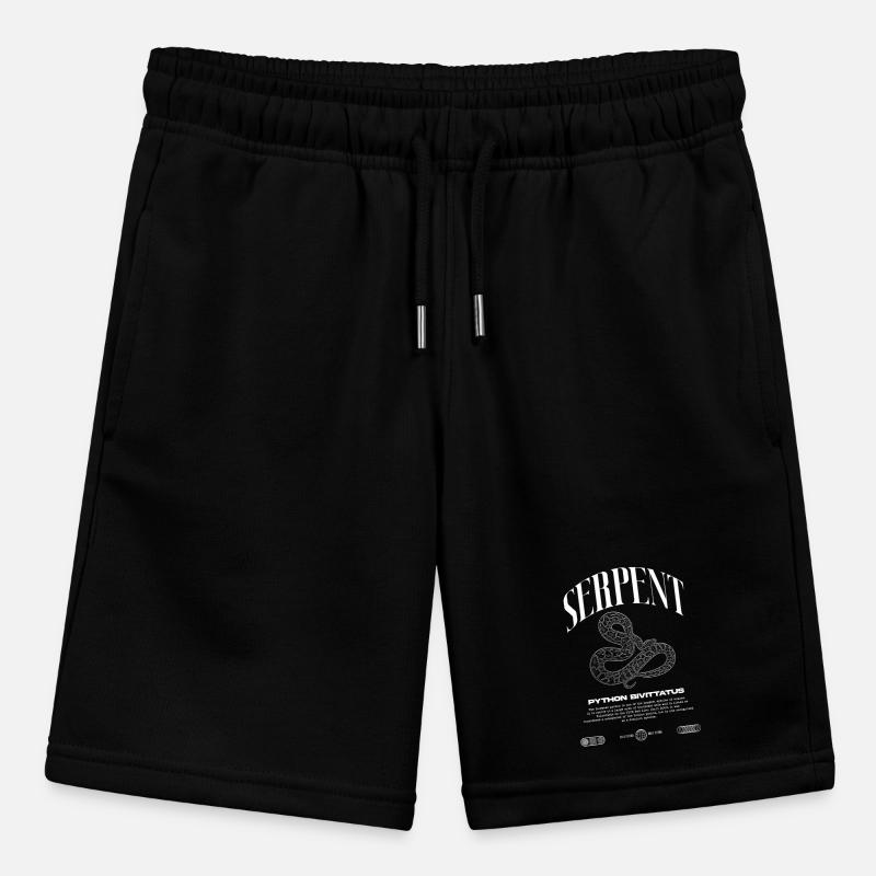 Burmese Python Modern Reptile Keeper Streetwear Stanley/Stella MINI BOLTER Organic Teen Jogging Shorts